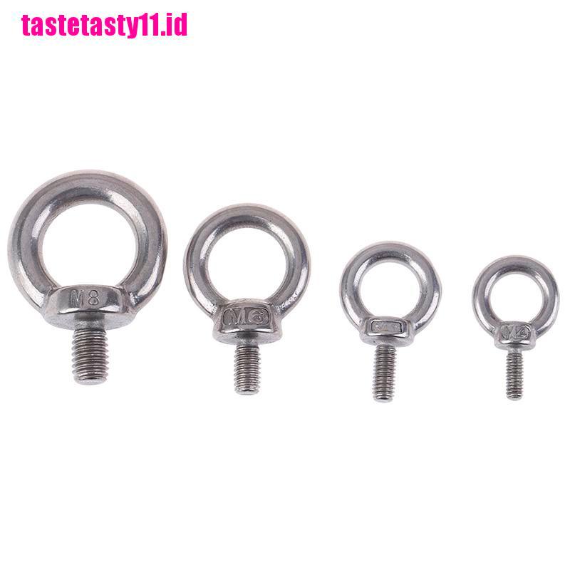 1 Pc Sekrup Cincin Loop Lubang Pengangkat Bahan 304 Stainless Steel Untuk Marine