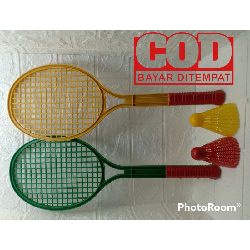 Mainan Raket Anak Anak Plastik Badminton set