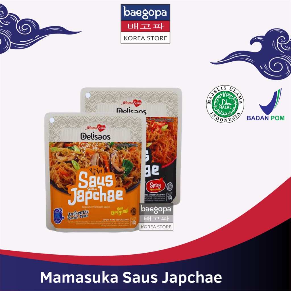 MAMASUKA Saus Japchae Noodle Glass Korea 100g Halal | Japchae Sauce
