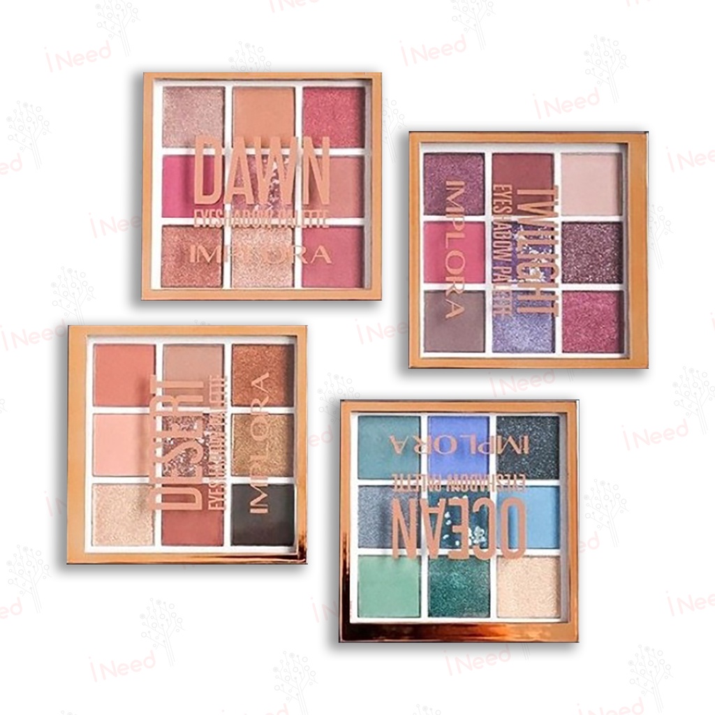 (INEED) IMPLORA EYESHADOW PALETTE (TWILIGHT/DAWN/DESERT/OCEAN)