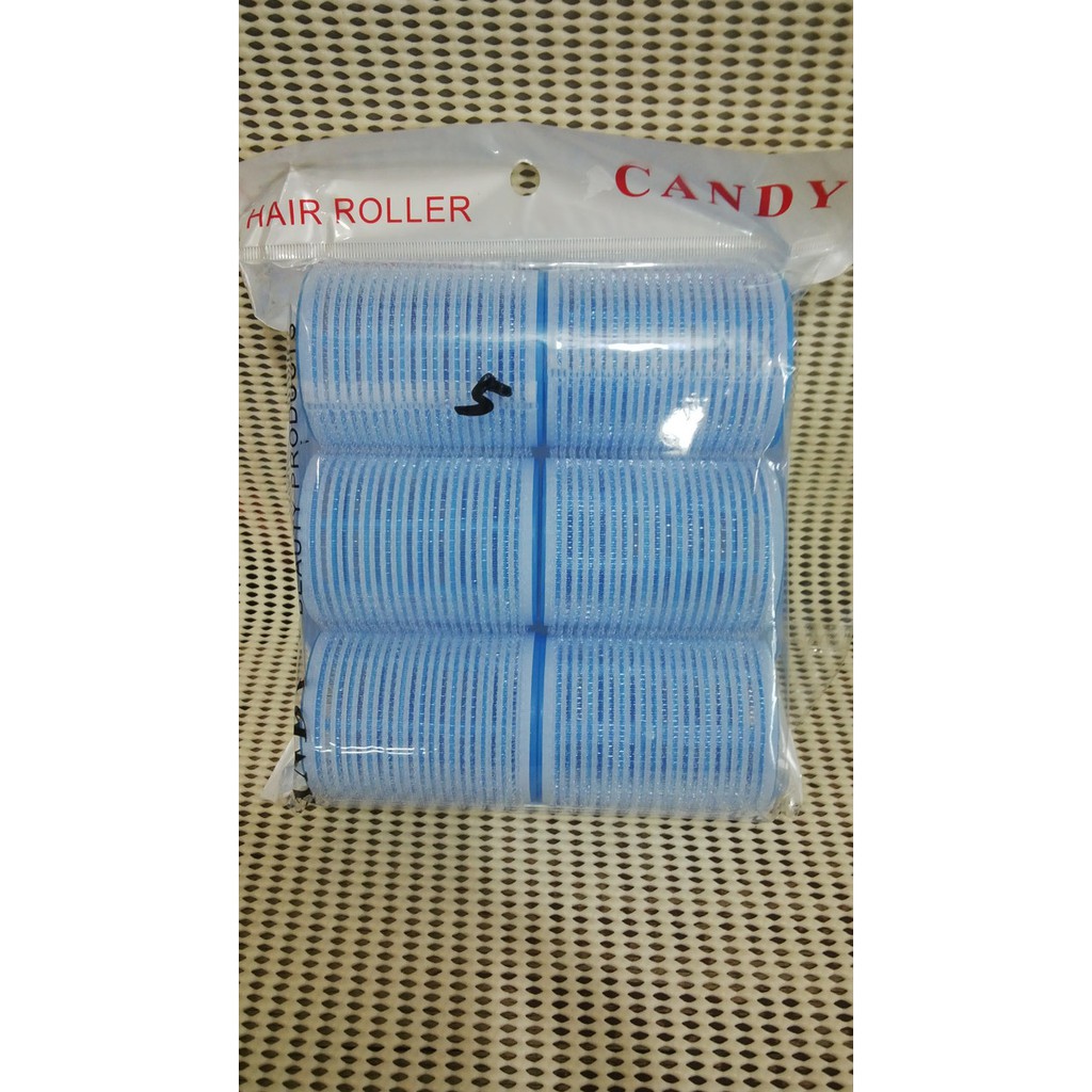 hair roller / rol rambut no 4 besar isi 6
