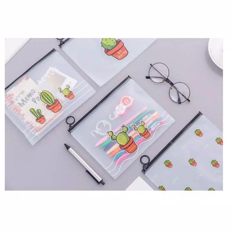 

Tempat Pensil & Tempat Kosmetik Multifungsi Transparan