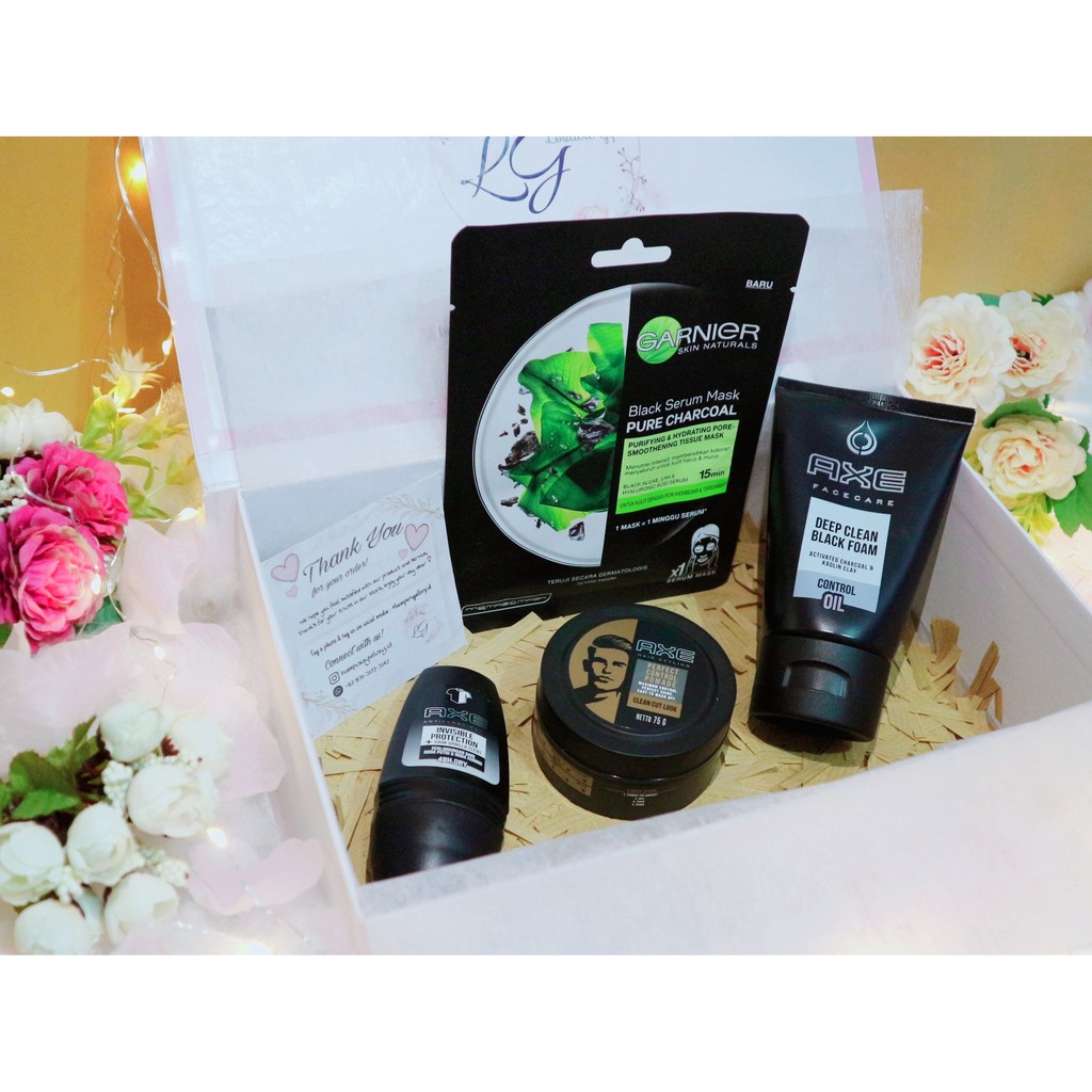 

HAMPERS BOX / MEN DAILY CARE / PREMIUM BOX / KADO ULANG TAHUN / KADO WISUDA / HAMPERS MURAH
