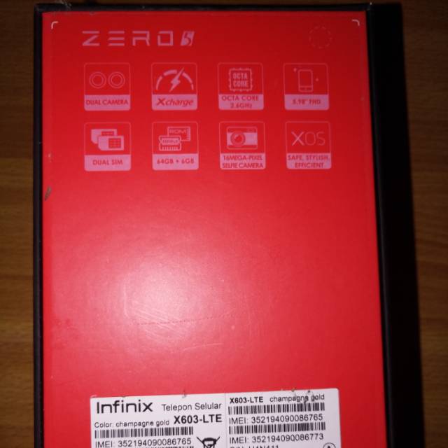 INFINIX ZERO 5 -  RAM 6GB