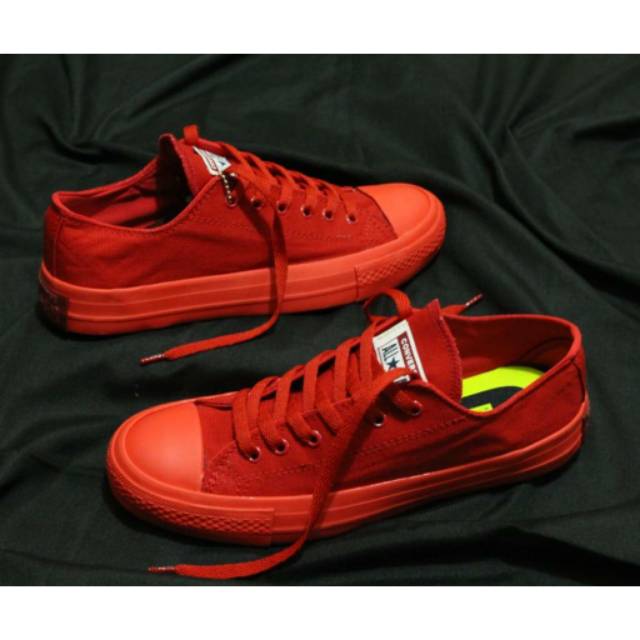 SEPATU CONVERSE FULL COLOUR RED EDITION. SEMI PREMIUM. UKURAN 37-44