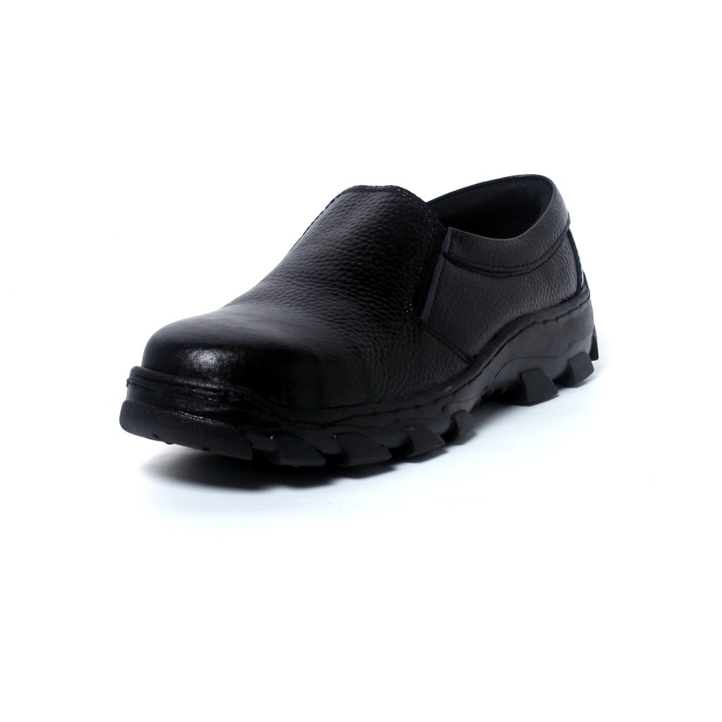 Sepatu Safety Pria Slip On Kulit Asli Rasheda Dr 11 Big Size