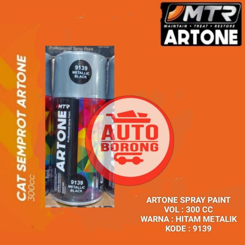 PILOK PILOX CAT SEMPROT ARTONE HITAM METALIK KODE 9139 TAHAN BENSIN 300cc