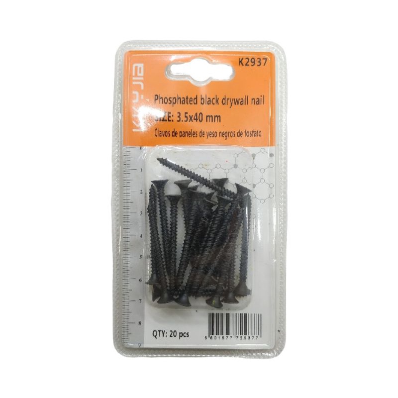 Sekrup Gipsum isi 20pcs- MK 3659 /Paku Gypsum Drywall Screw