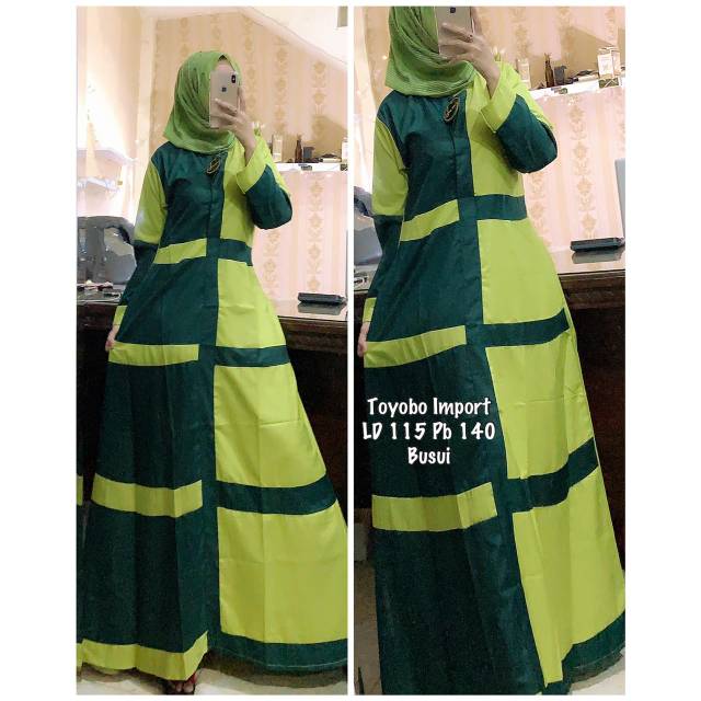 Gamis wanita / gamis inayah / gamis tuyobo