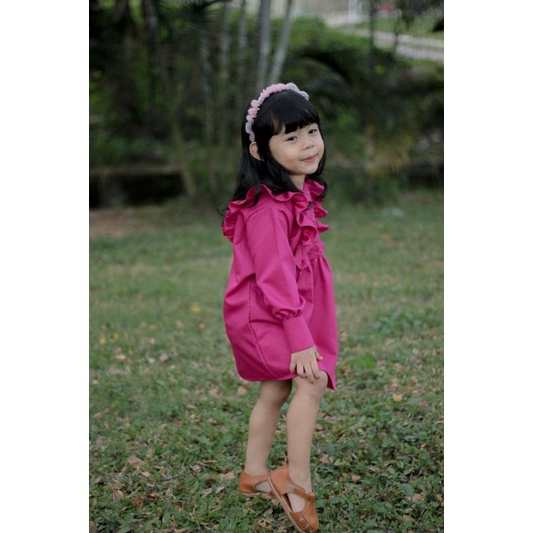 Tunik Blouse by Keenanthi / Blouse Fanta / Atasan Anak / Atasan Wanita / Atasan Fuschia / Atasan Magenta