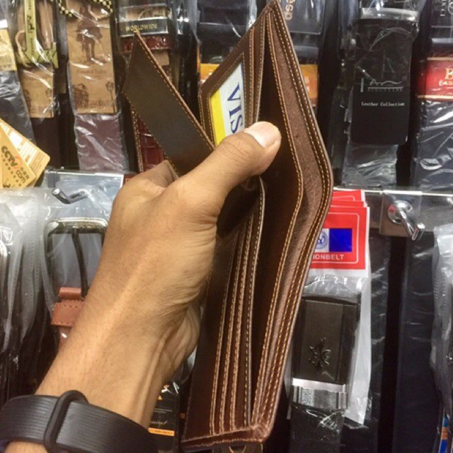 dompet pria bahan kulit asli lokal berkuakitas jenis kulit full-up #dompet #dompetkulit #dompetpria