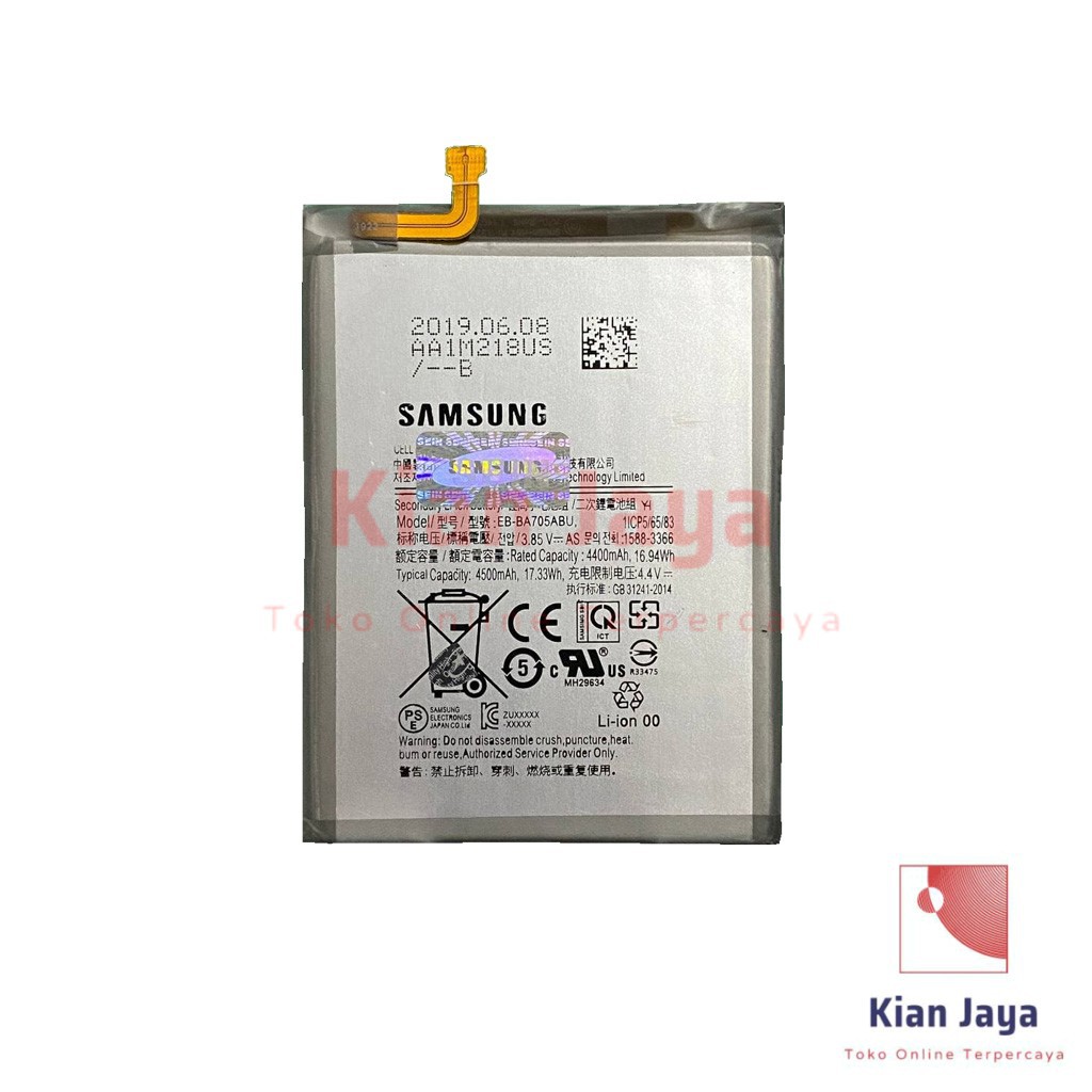 [Garansi 100% Ori] Baterai Samsung Galaxy A70 / Batre Batrai Battery Hp EB-BA705ABU Original