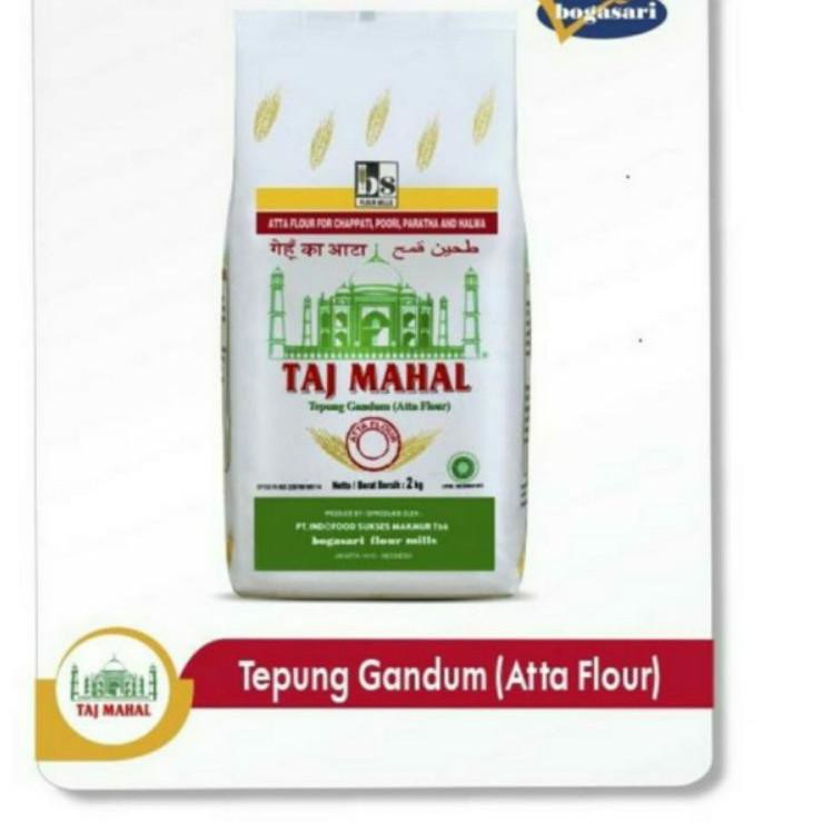 

PROMO 5.5 TEPUNG TERIGU TAJ MAHAL ATTA FLOUR 2 KG