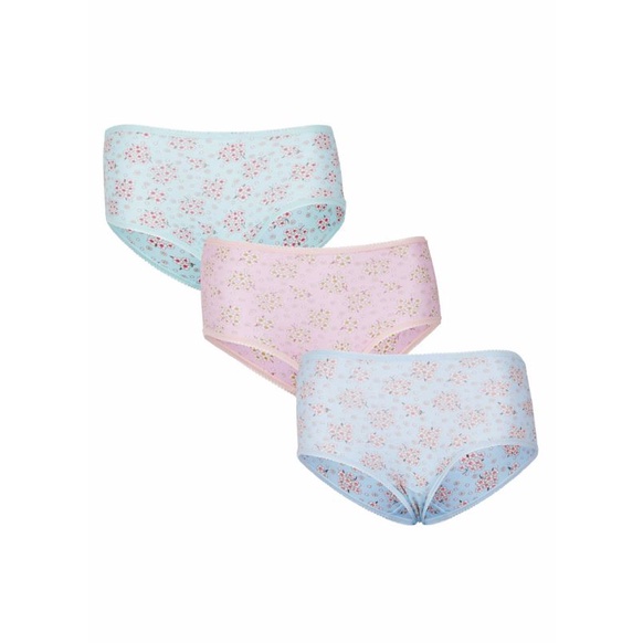 Celana Dalam Wanita GT Ladies - GTLS04 - 3 Pcs - Mid Rise Underwear - Multicolour