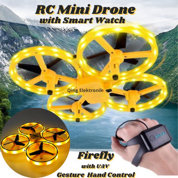 Mainan Remote Control Pesawat RC Mini Drone RC Helicopter UAV Sensor - Drone RC (Kode 008))