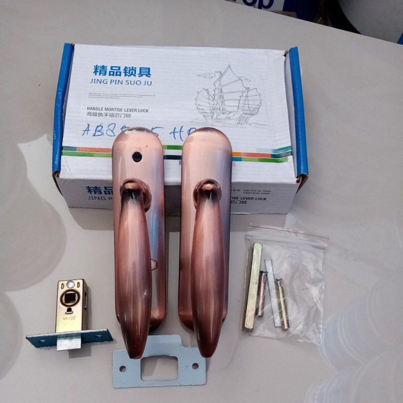 kunci pintu kamar mandi AB 8525 HP / Kunci alumunium / kunci pagar besi / handle pintu