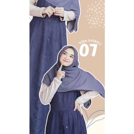 KHIMAR SEGIEMPAT POLOS AERA BY ETUZI HIJAB