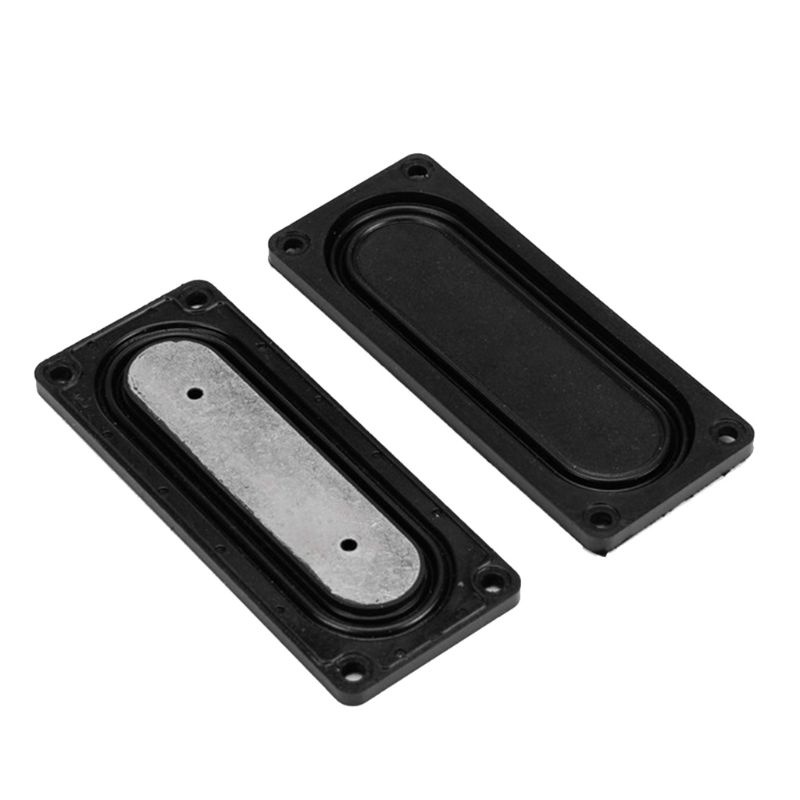 btsg 2PCS Audio Bass Diaphragm Square Frame Vibration Film Passive Radiator Speaker Repair Parts DIY Home Theater Speaker Accessories