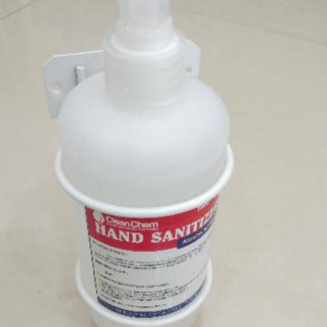 Hand sanitizer 500ml /alkohol sanitizer 500ml + bracket besi coating