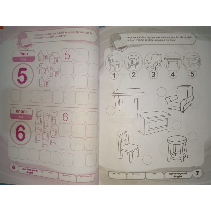

RB Paket Isi 5 Buku Ayo Belajar Mengenal Ukuran Besar TK PAUD