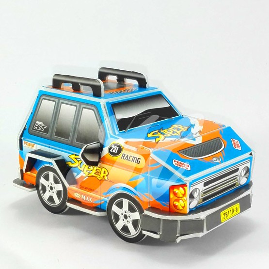 Kado Mainan  Anak Unik Mobil  3D  Puzzle Racing Shopee 