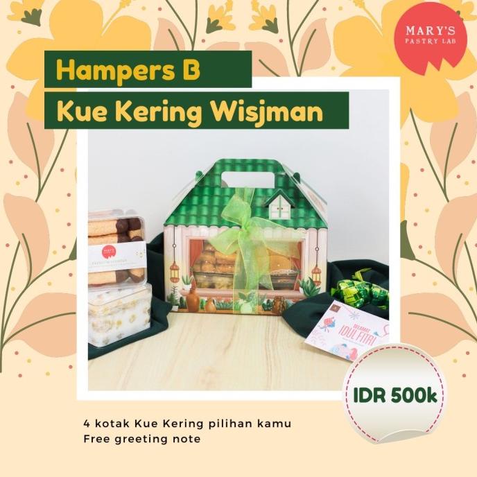 

Hampers Kue Kering Isi 4 /Hampers Paket/Hampers Lebaran/Hadiah Lebaran Midlethreemald