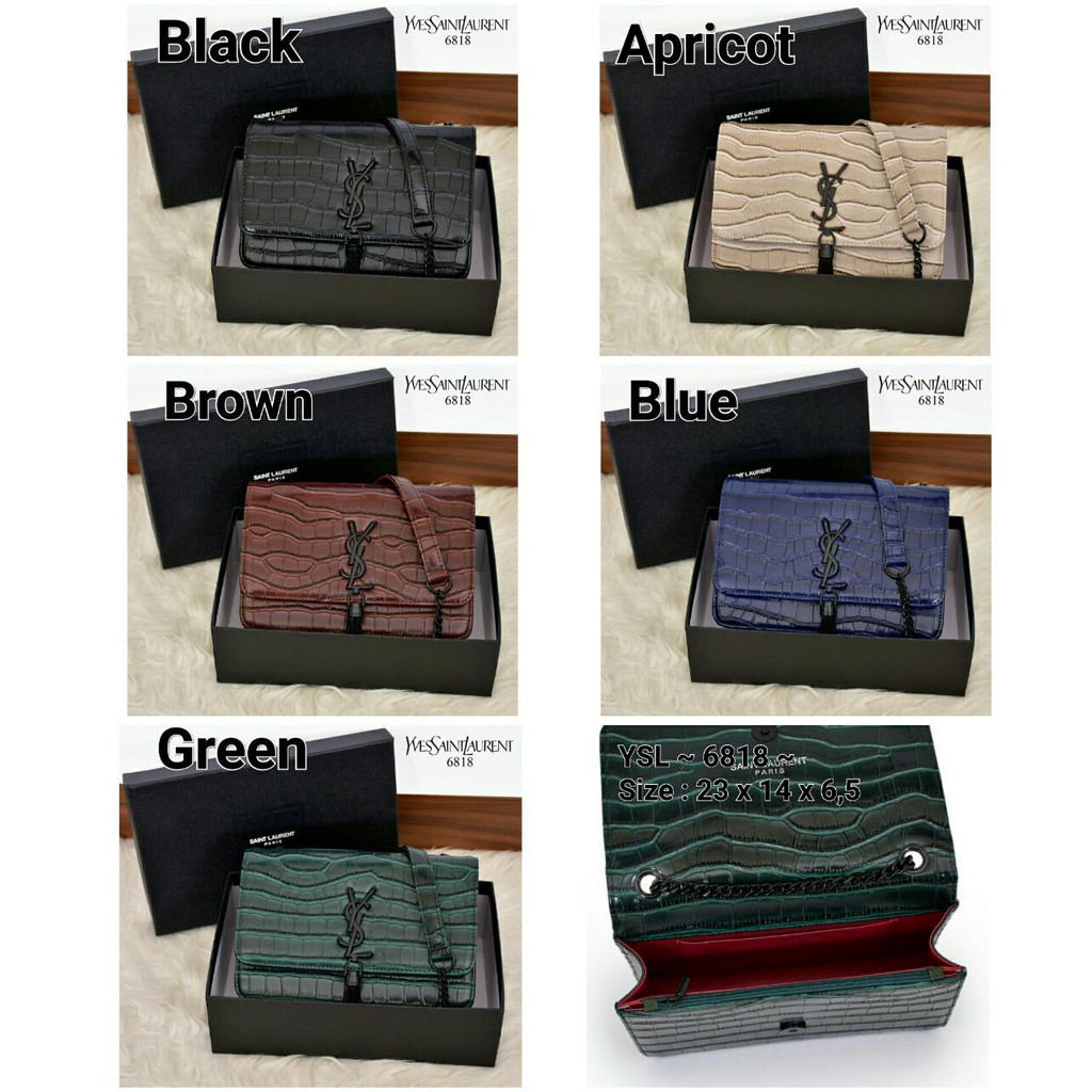 BISA*TAWAR*03/DES* ~ 6818 YSL  Cassandra Crossbody Bag  Series  ~