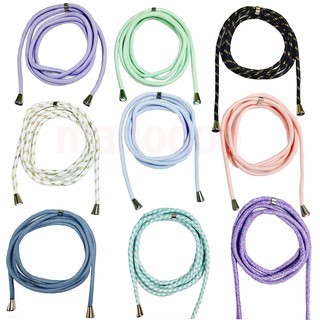 Phone Case Strap Mobile Removable Candy Nylon Lanyard for