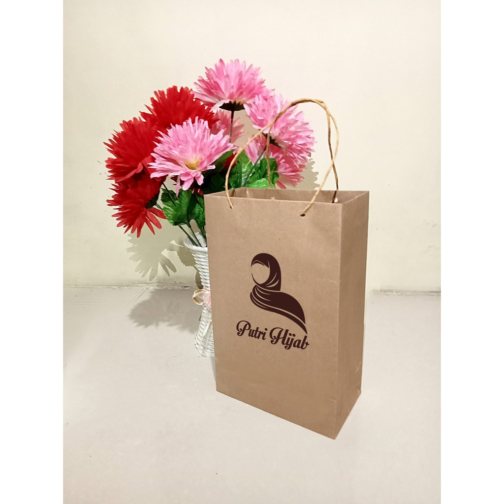 

PAPERBAG TANGGUNG POLOS MURAH 20x7x25