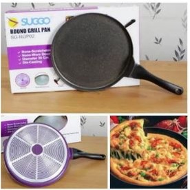 TEFLON ANTI LENGKET(ROUND GRILL PAN SUGGO)