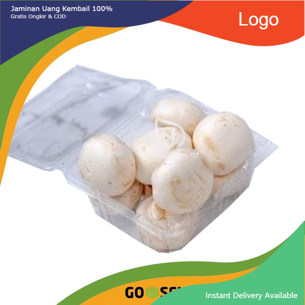 

Jamur Kancing Putih / Champignon Fresh per pack berat 200 gram