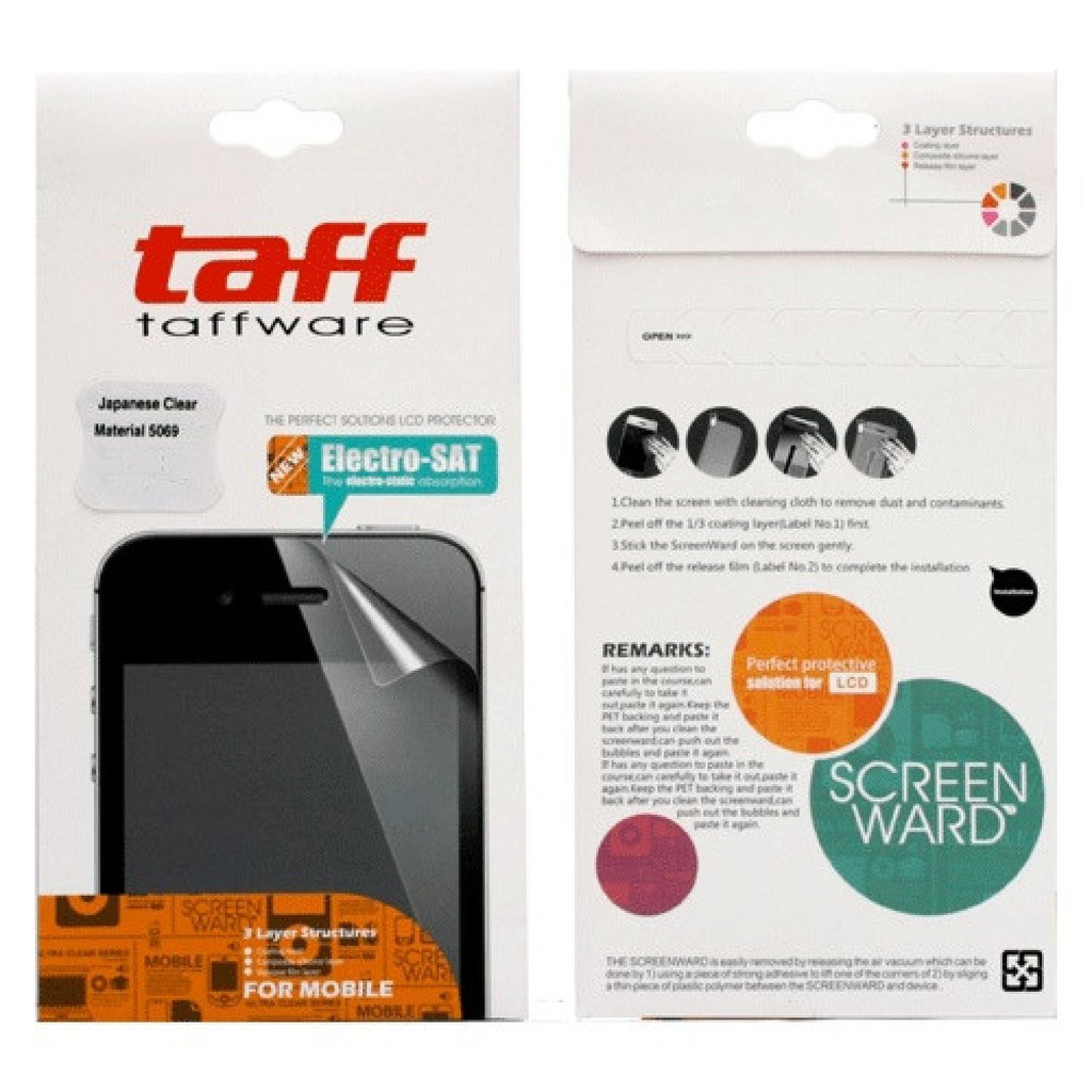 Taff Invisible Shield Screen Protector for Samsung Tablet - Clear UltraThin [Gadget.Nation]