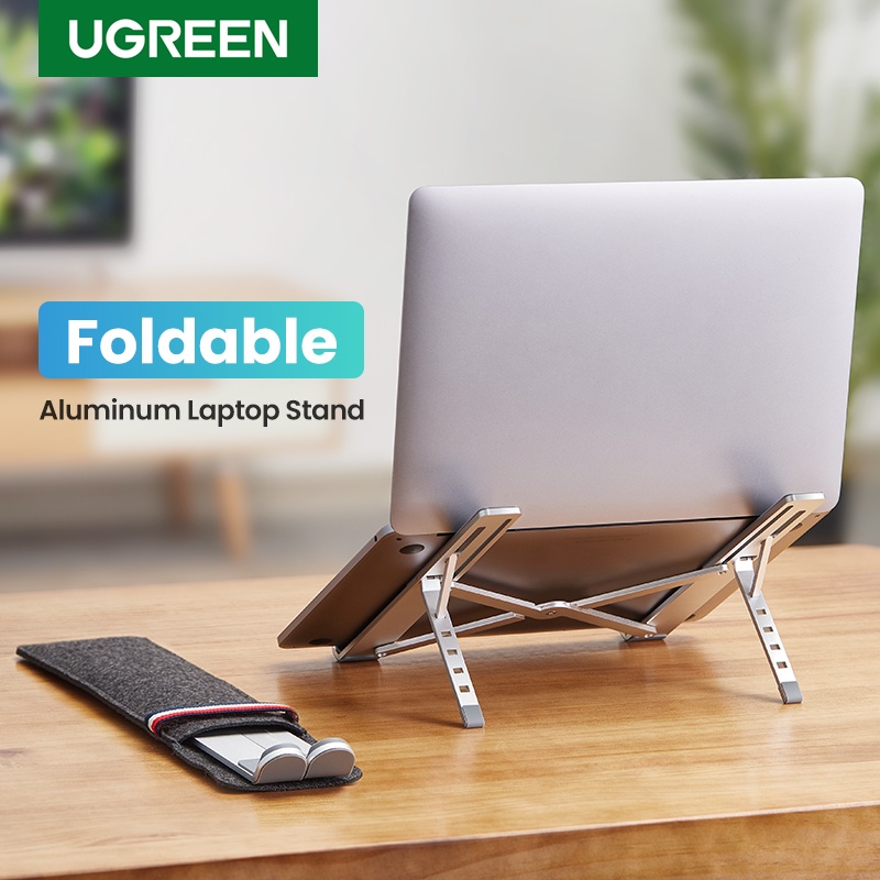 【Stok Produk di Indonesia】Ugreen Stand Laptop / Notebook Lipat Bahan Aluminum