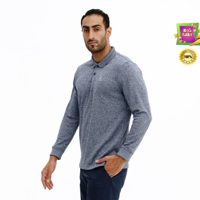 NEW Kaos OUTDOOR PROMO X-DEAN POLO SHIRT - Navy, L