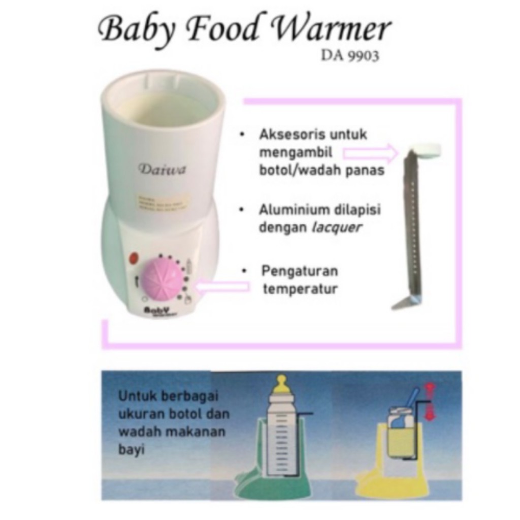 Penghangat botol susu / pemanas makanan bayi - botol warmer / penjepit botol susu /capitan botol