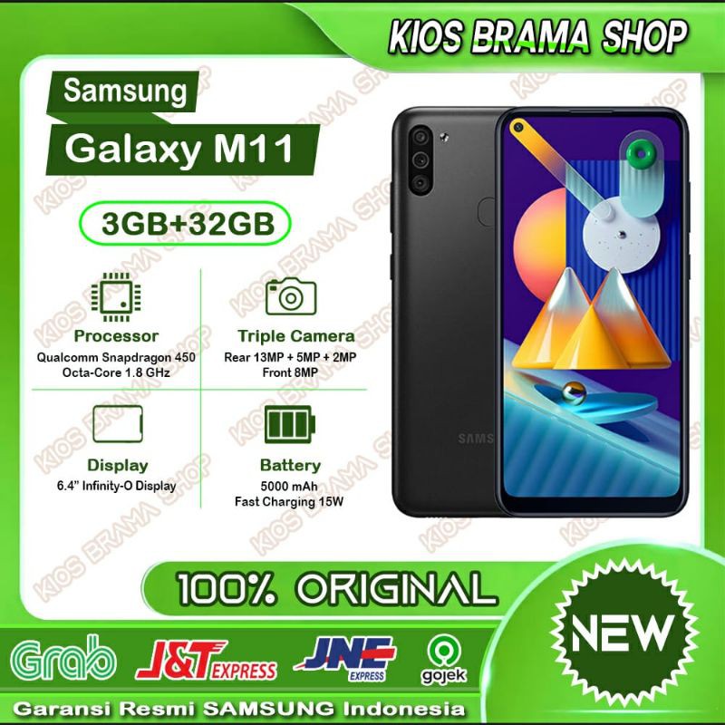 Jual Samsung Galaxy M11 3/32 GB Garansi Resmi Sein | Shopee Indonesia