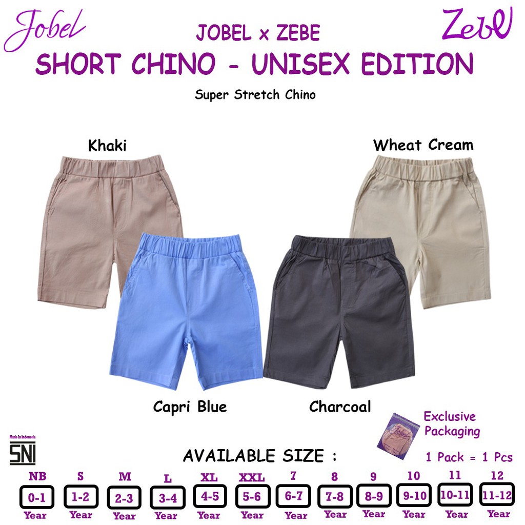 Jobel x Zebe - Shorts Chino Unisex edition