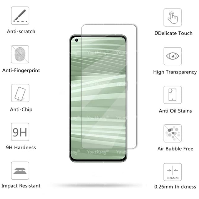 REALME GT 2 PRO TEMPERED GLASS CLEAR 2IN1 LAYAR &amp; KAMERA