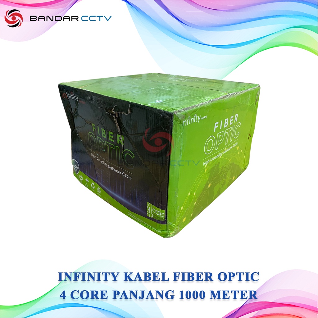 Infinity Kabel Fiber Optic 4 Core Panjang 1000 Meter