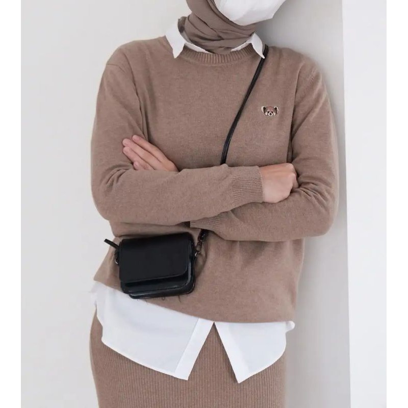 Ponya Sweater Cappuccino Hijabnueta