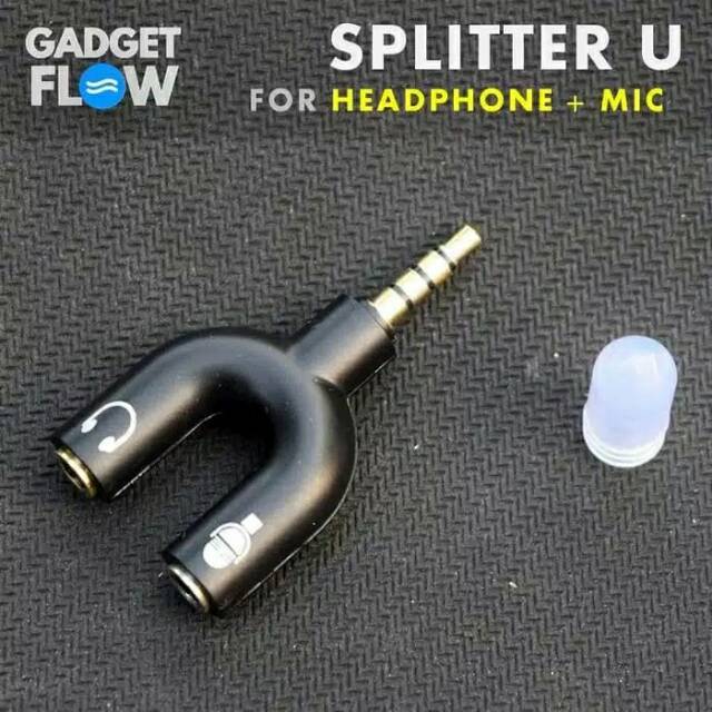 Audio Splitter U Shape 3.5mm - Audio Splitter