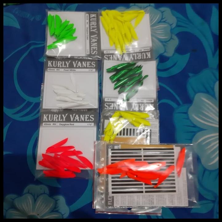 Spin Wing Vanes Spinwing Vanes Kurly Vanes Tipe Dayglow