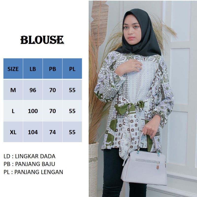 Blouse cewek atasan perempuan outfit remaja wanita muslim