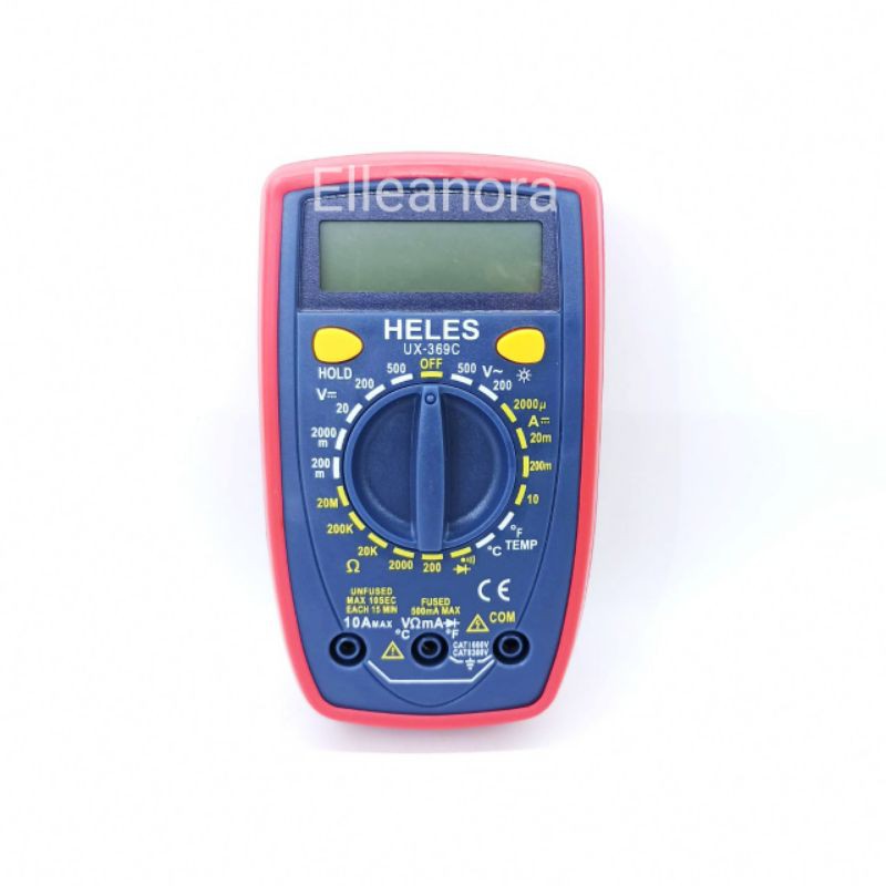 Multitester Multimeter Digital Heles UX-369C 369 Original