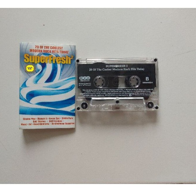 Kaset pita superfresh 2 ( green day, maroon 5, jet, avril lavigne, story of the year dll )