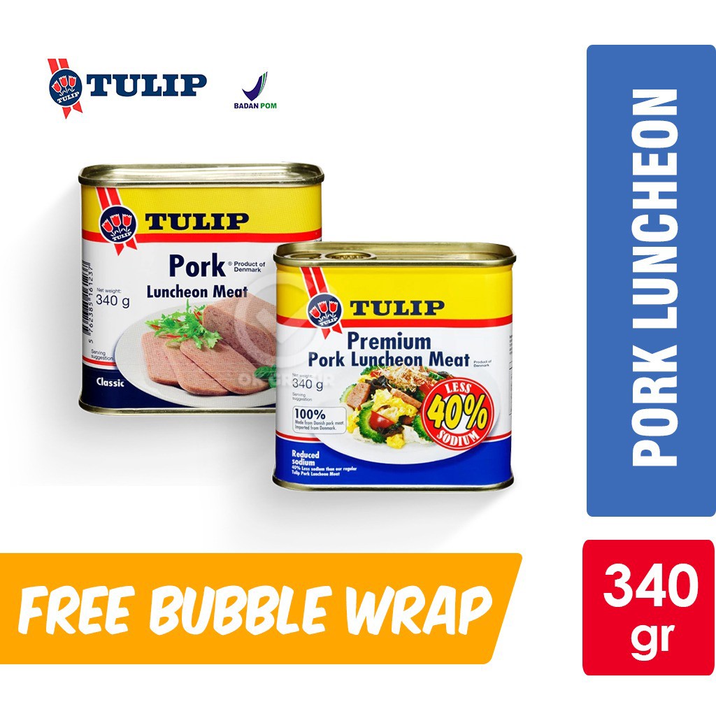 

Tulip Pork Luncheon Meat / Daging Babi Kaleng (340 gr)