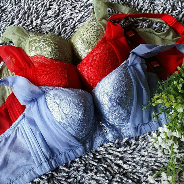 Bra busa tebal kawat import