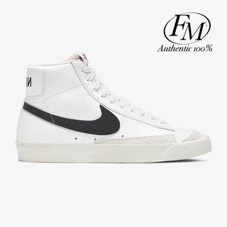 white nike blazers black tick