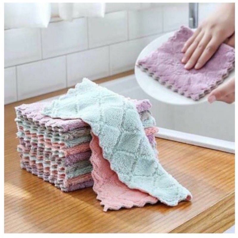 [ HALUS ] KAIN LAP MICROFIBER / LAP PIRING TANGAN LEMBUT / KAIN LAP DAPUR