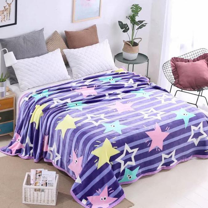 Selimut Bulu Tebal Karakter